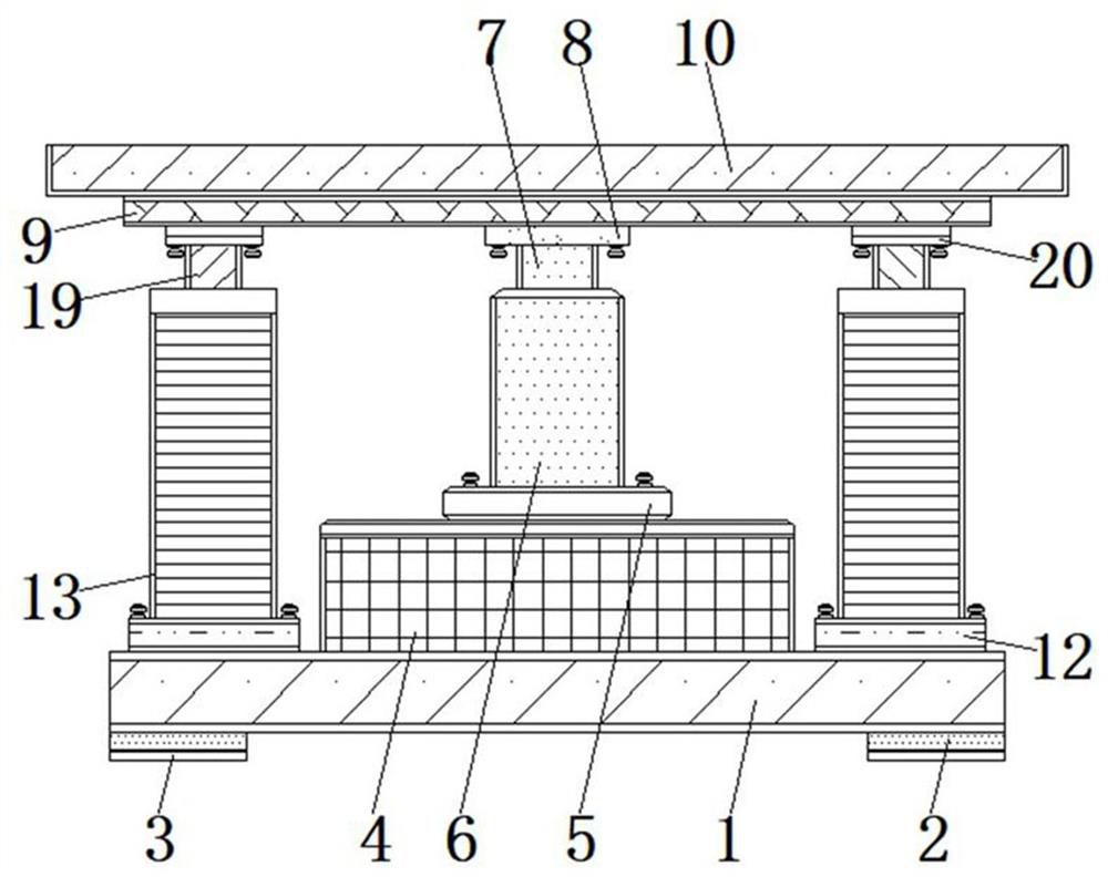 Supporting device for textile machinery