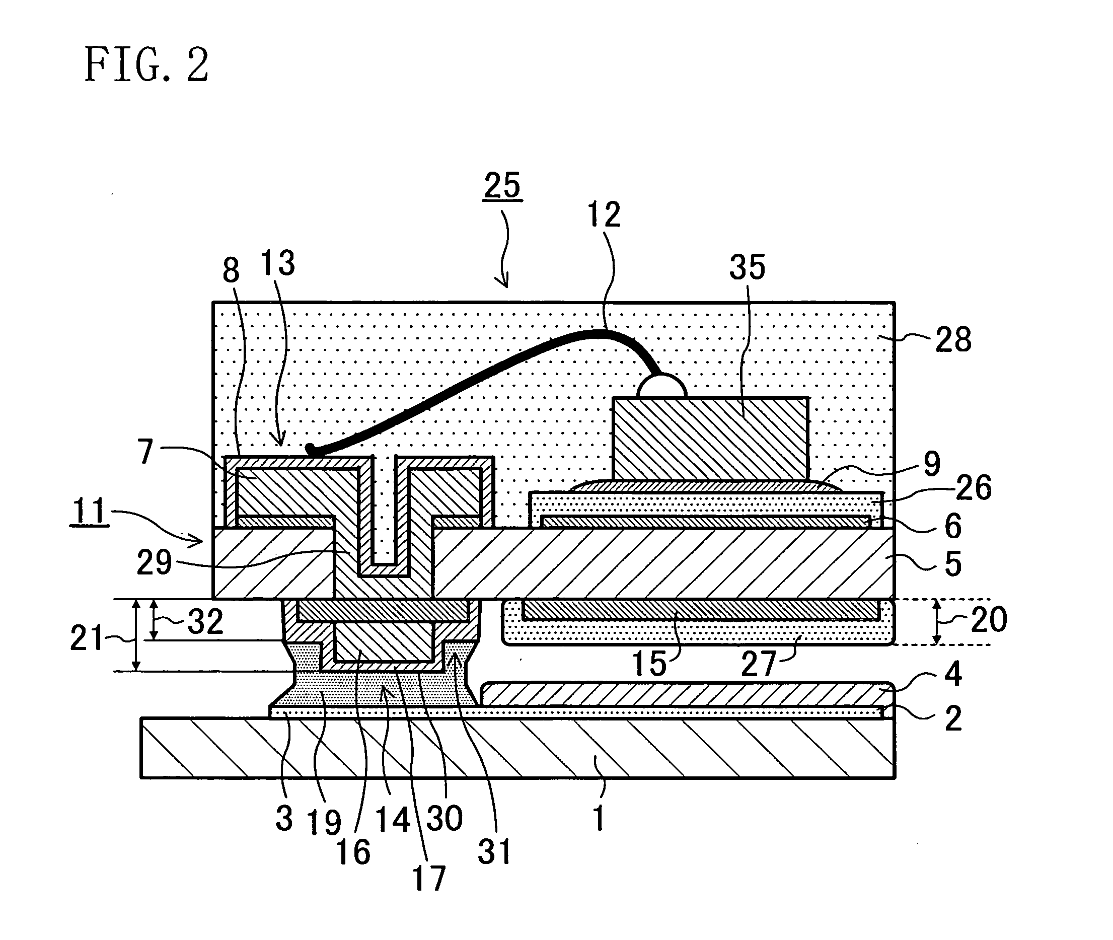 Semiconductor device, electronic apparatus comprising the same, and method for fabrication of substrate for semiconductor device used therein