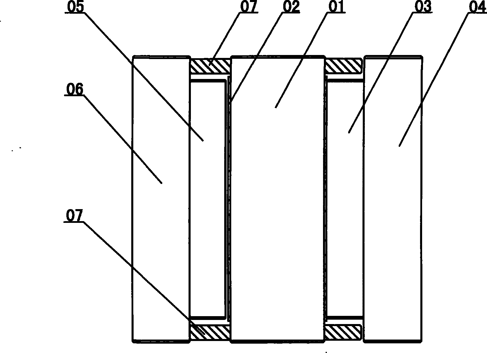 Laser holograph mould pressing device