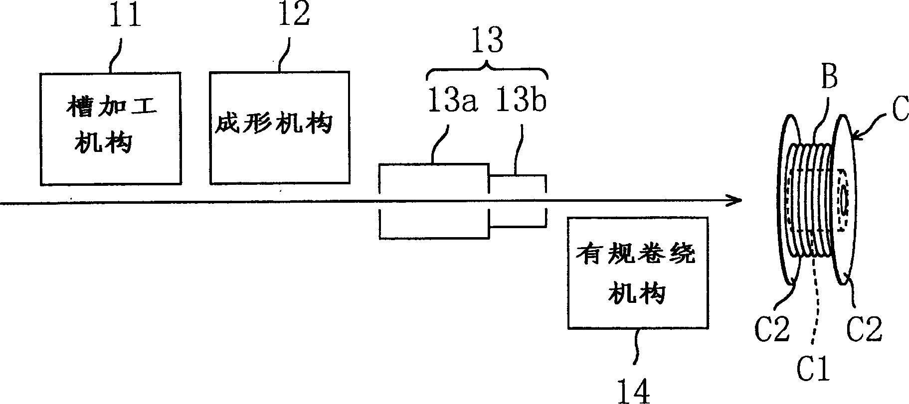 Device and method for manufacturing soft metal tube