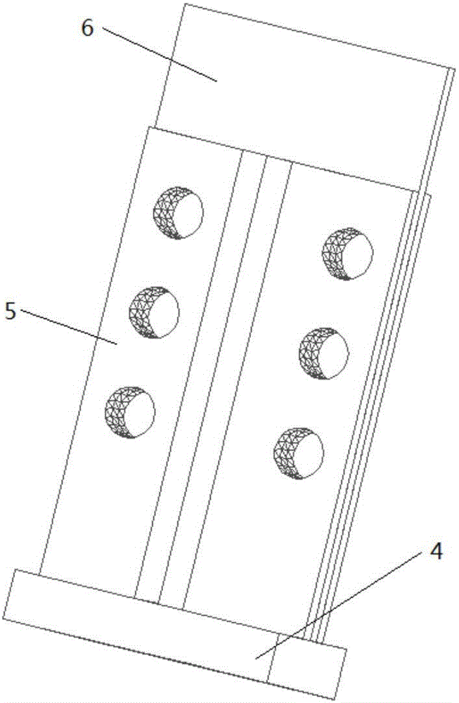 Buckling induction support with ends provided with annular Y-shaped induction units