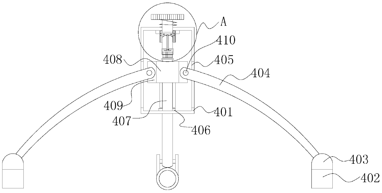 A field tent that can be automatically opened based on pressure accumulating elastic force