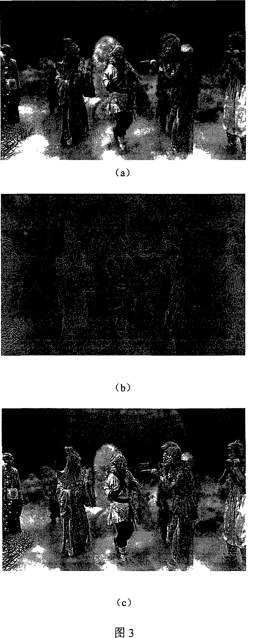 Method for converting flat video to tridimensional video based on real-time dialog between human and machine