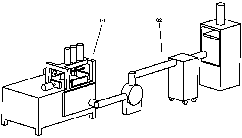 Apparatus to remove and collect waste papers of cup packing boxes