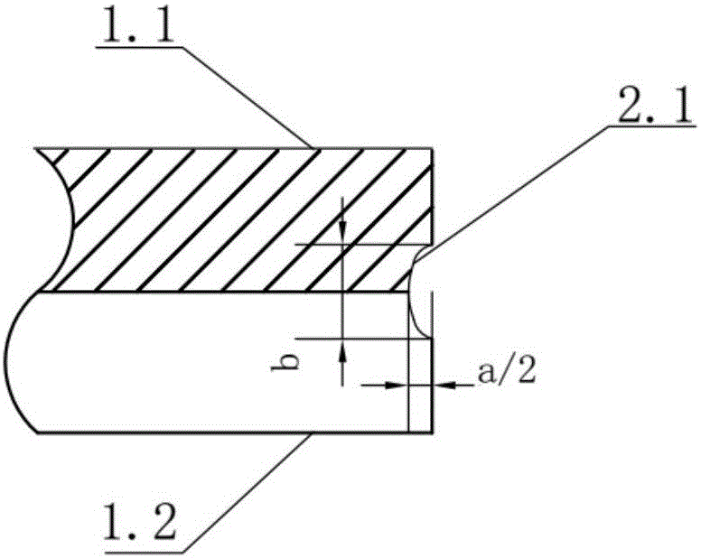 Double-sided laser titanium-steel clad plate full penetration welding method based on transition layer control