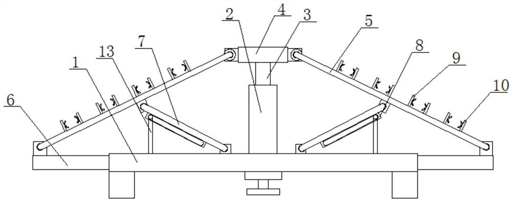 A prefabricated building wall truss structure