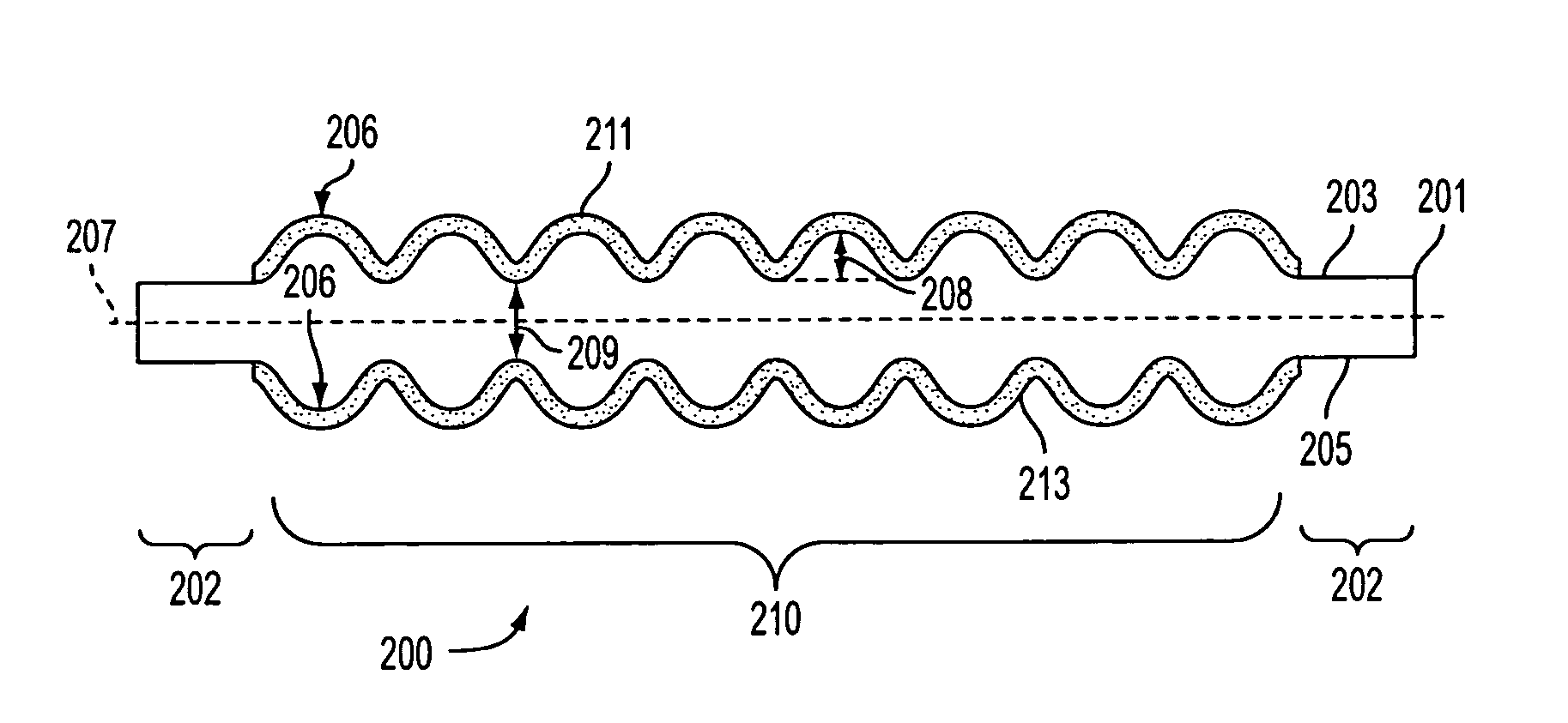 Textured electrolyte for a solid oxide fuel cell