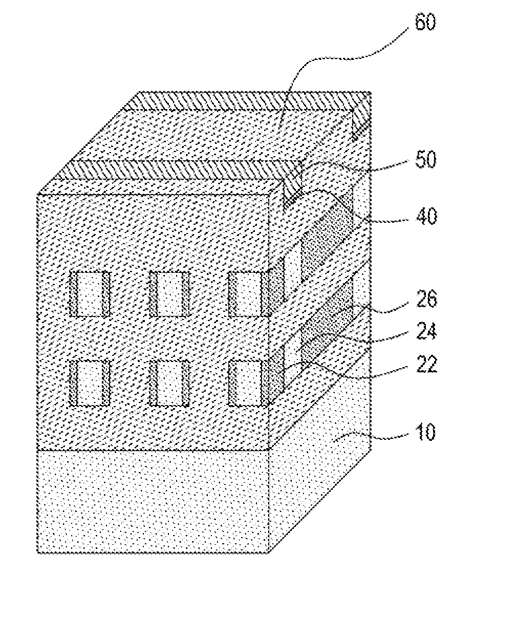 Semiconductor device having stacked array structure, NAND flash memory array using the same and fabrication thereof