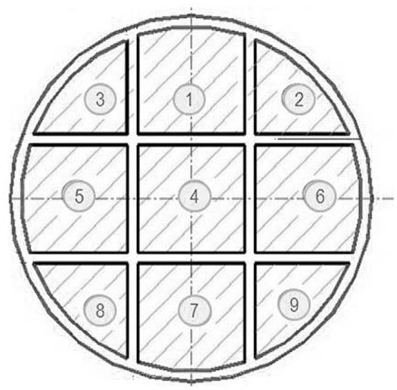 Novel subway tunneling advancing hole opening gap blocking method