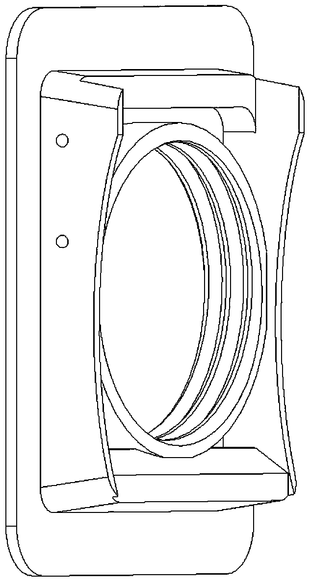 A particle filtering protective mask with a helical structure and low resistance
