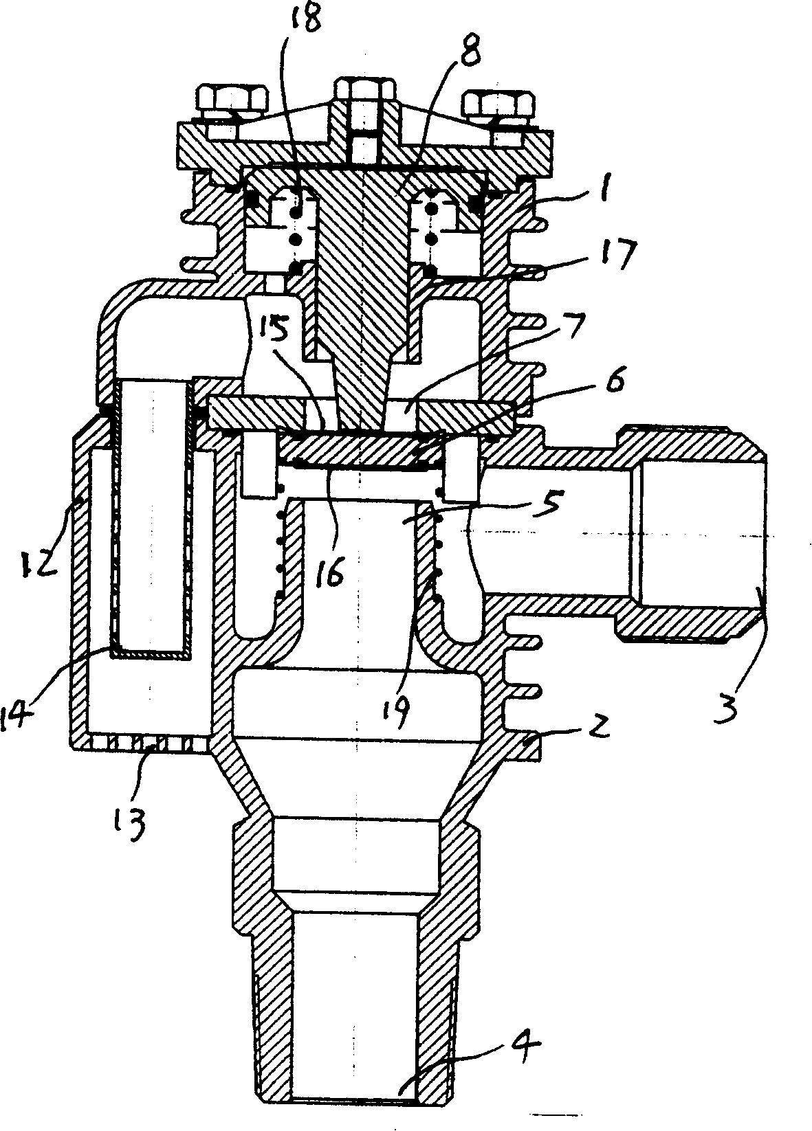 Combined pressure regulating valve