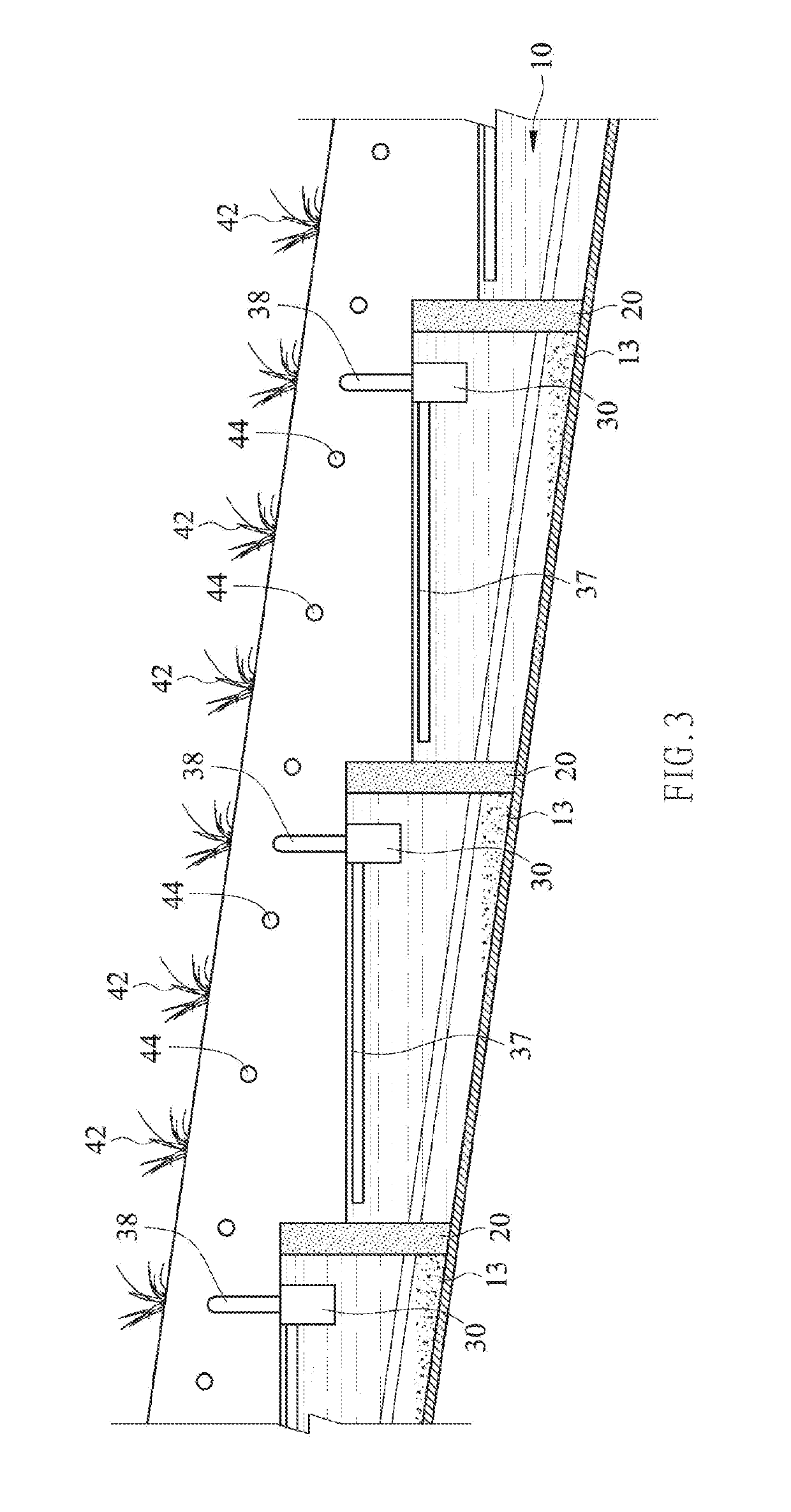 River course ecological treatment system