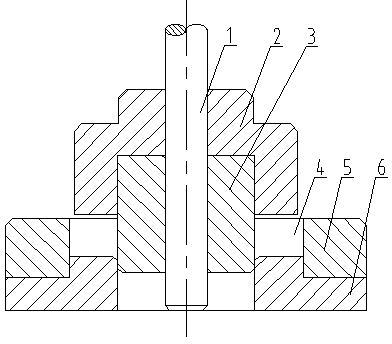 Process and die for forging big circular ring with rectangular section