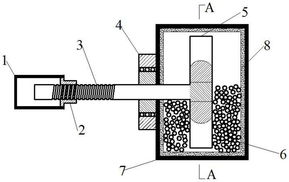 Particle inertial-capacitance damping device