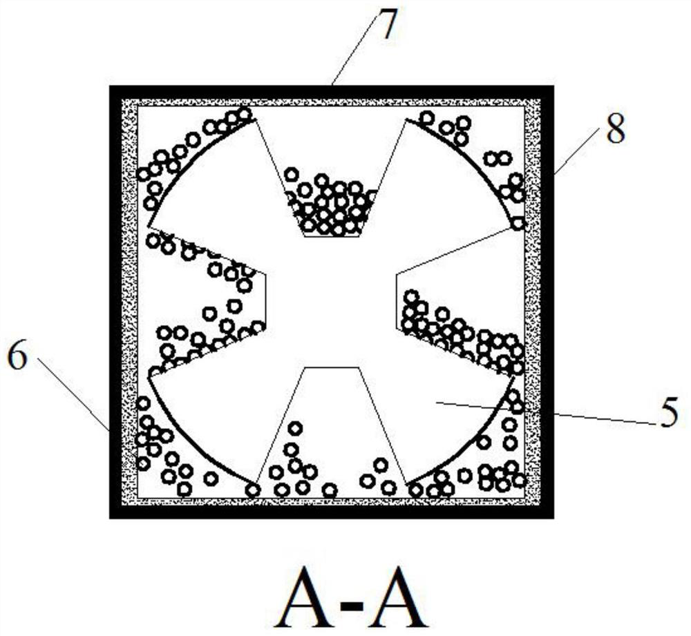 Particle inertial-capacitance damping device