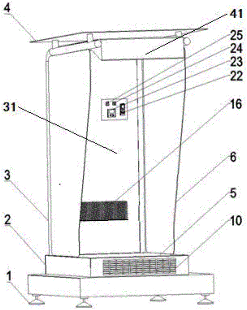 Intelligent sentry box and method for regulating duty environment state by using intelligent sentry box