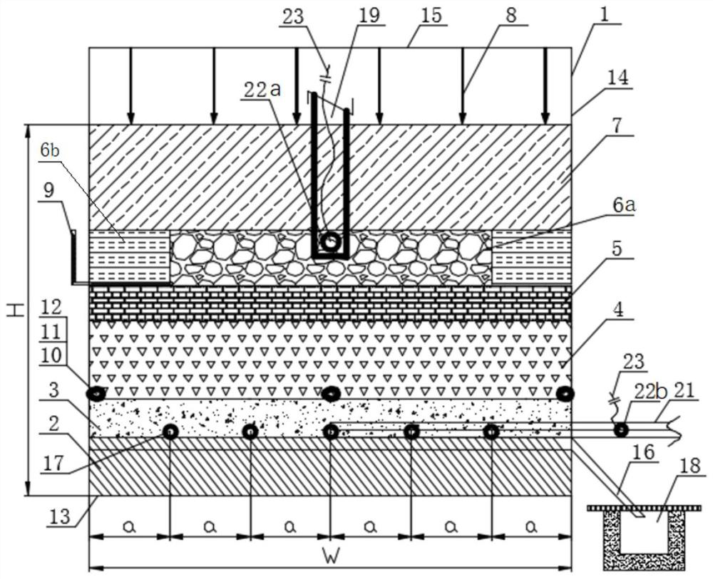 Coal mine underground reservoir monitoring simulation test device