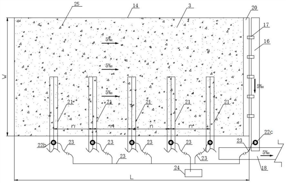 Coal mine underground reservoir monitoring simulation test device