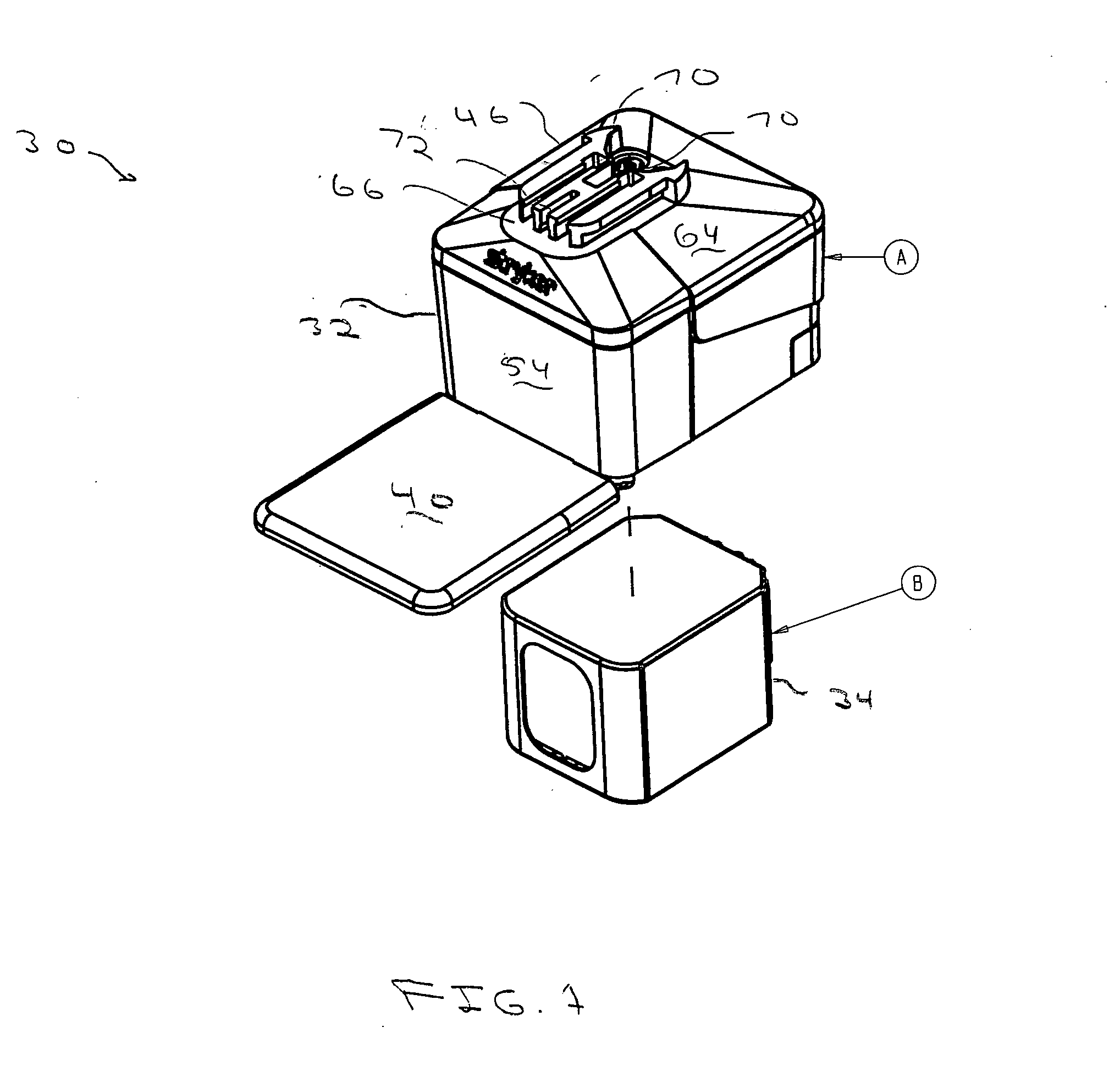 Aseptic battery assembly with removable cell cluster