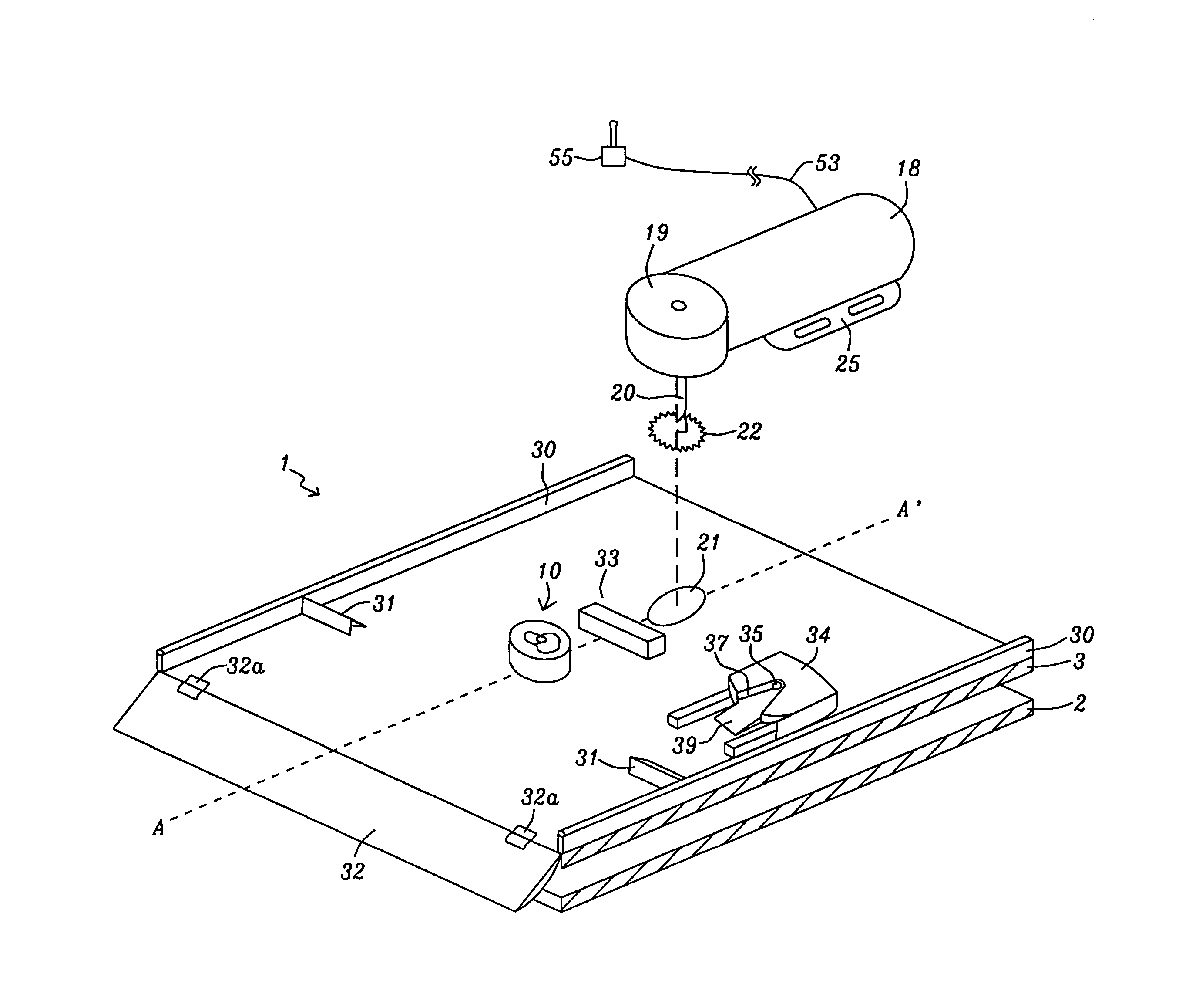 Rotating platform for wheelchair bound people