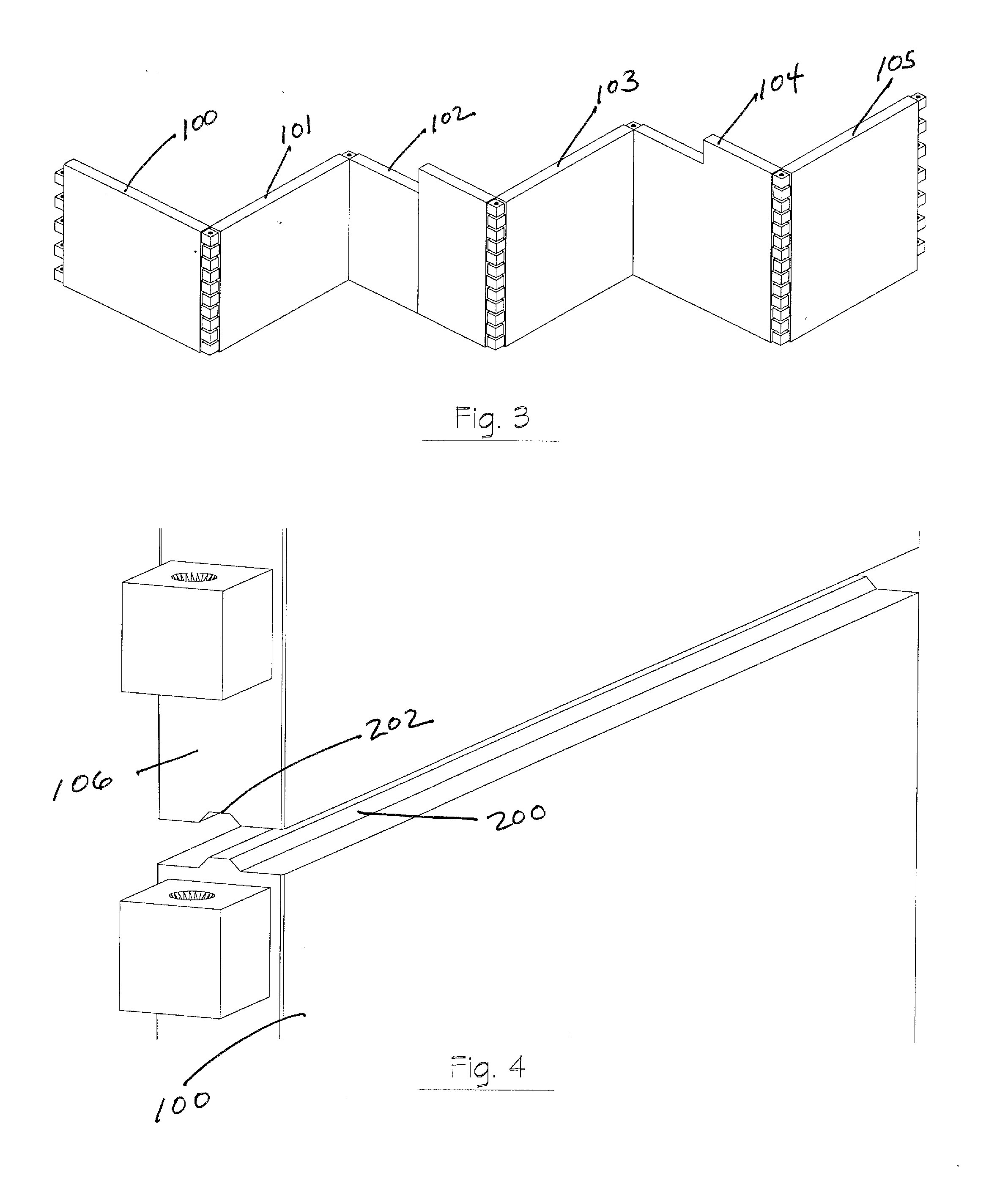 Method and apparatus for precast wall and floor block system