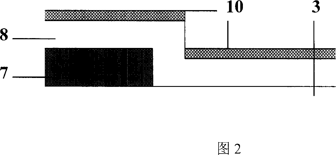 TFT LCD array substrate structure and method for forming non-comformal insulation film and use