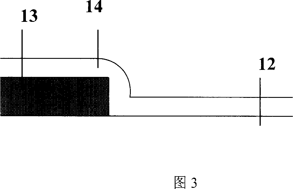 TFT LCD array substrate structure and method for forming non-comformal insulation film and use