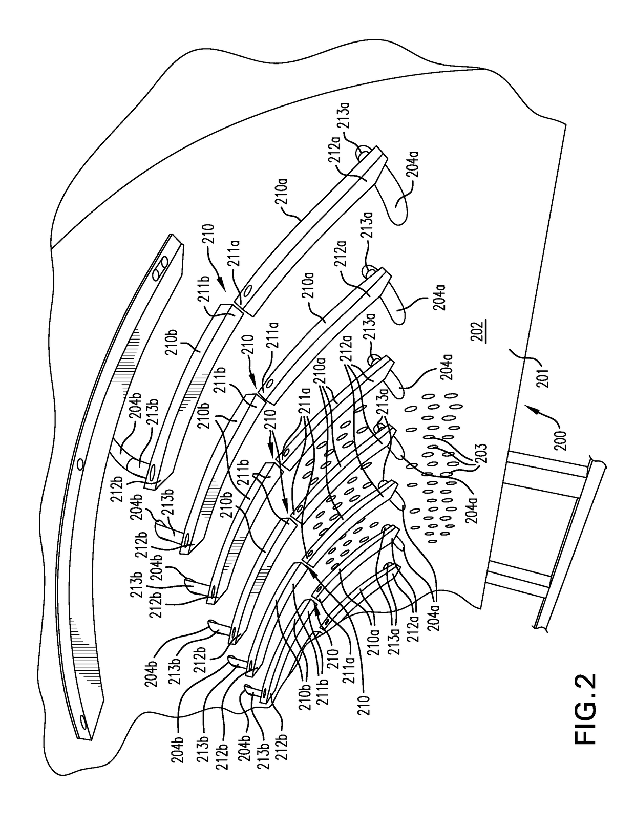 Threshing and separating system with adjustable rotor vanes