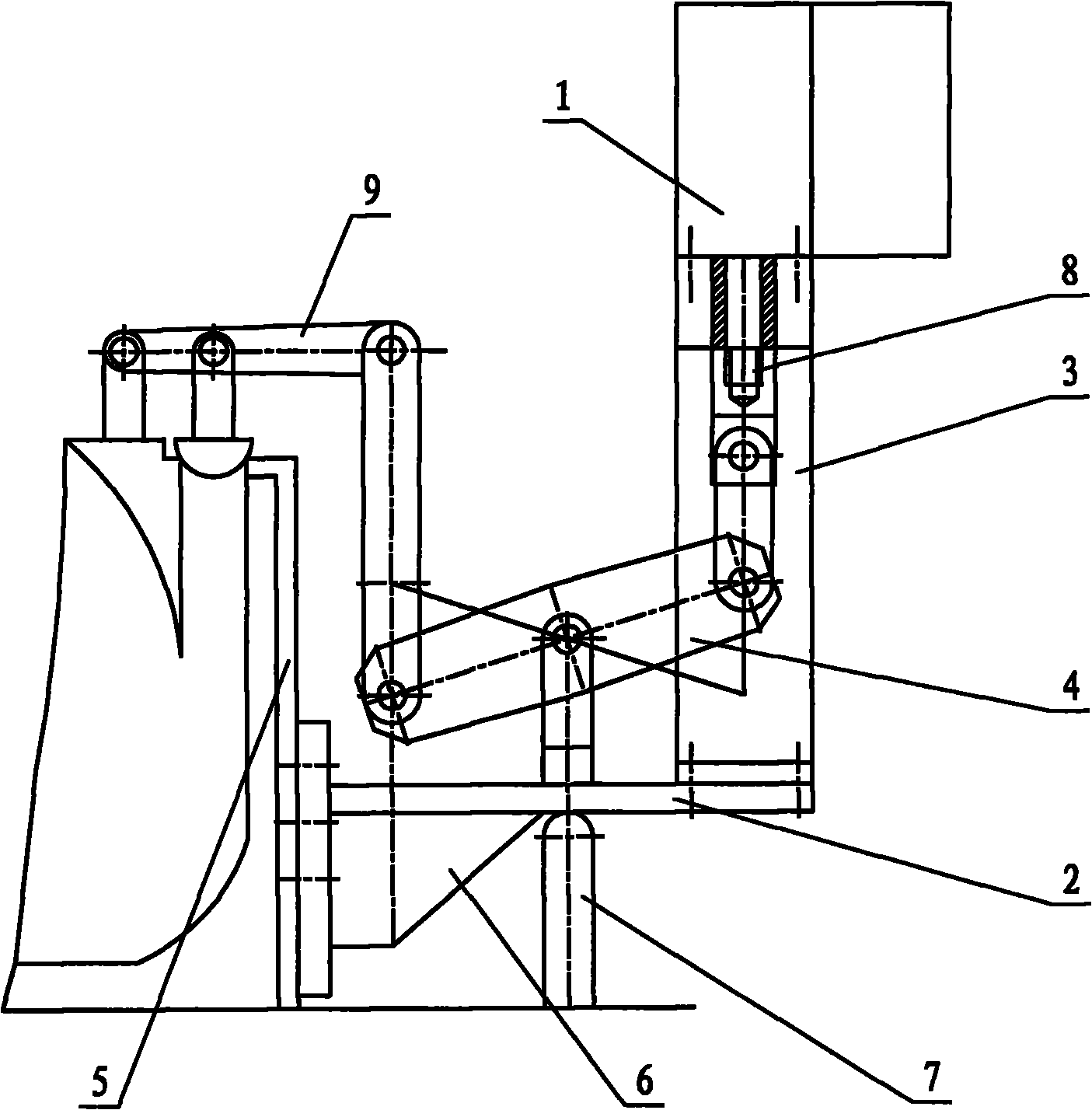 Fixed form of hydraulic servomotor in electro-hydraulic control system