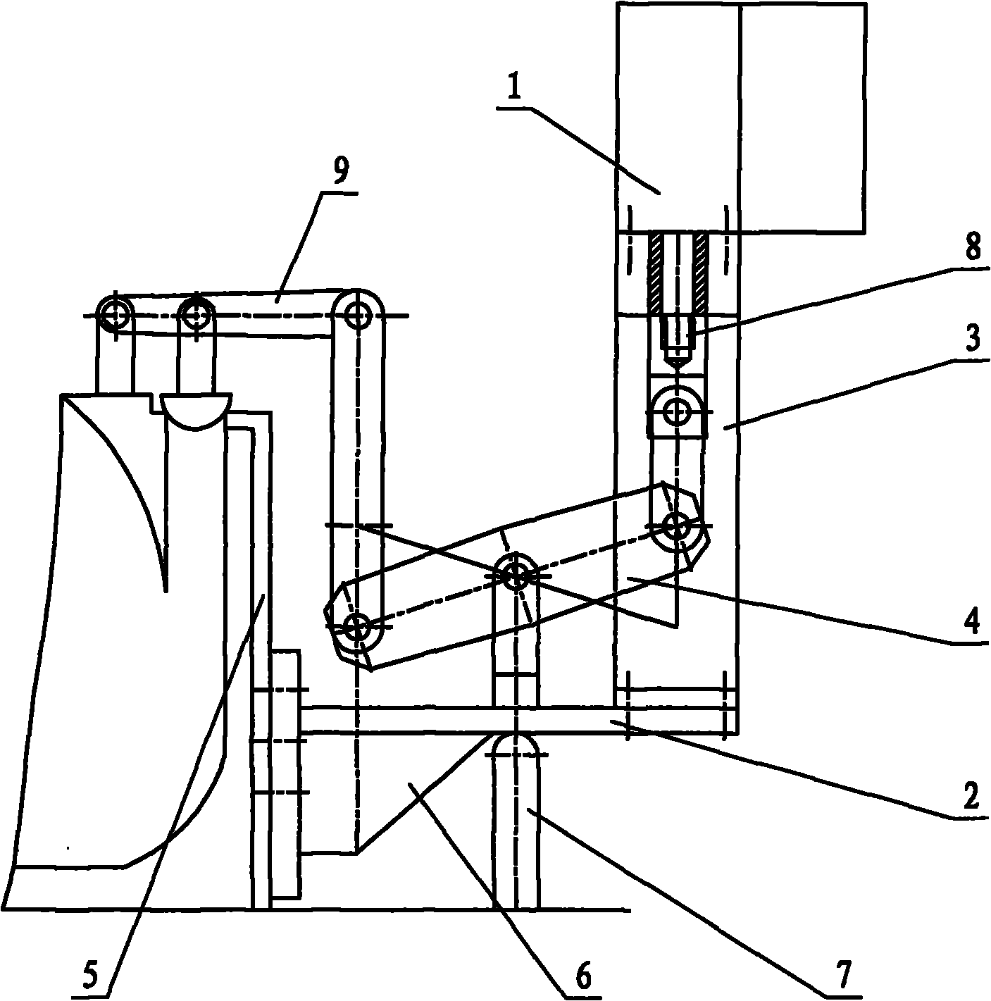 Fixed form of hydraulic servomotor in electro-hydraulic control system