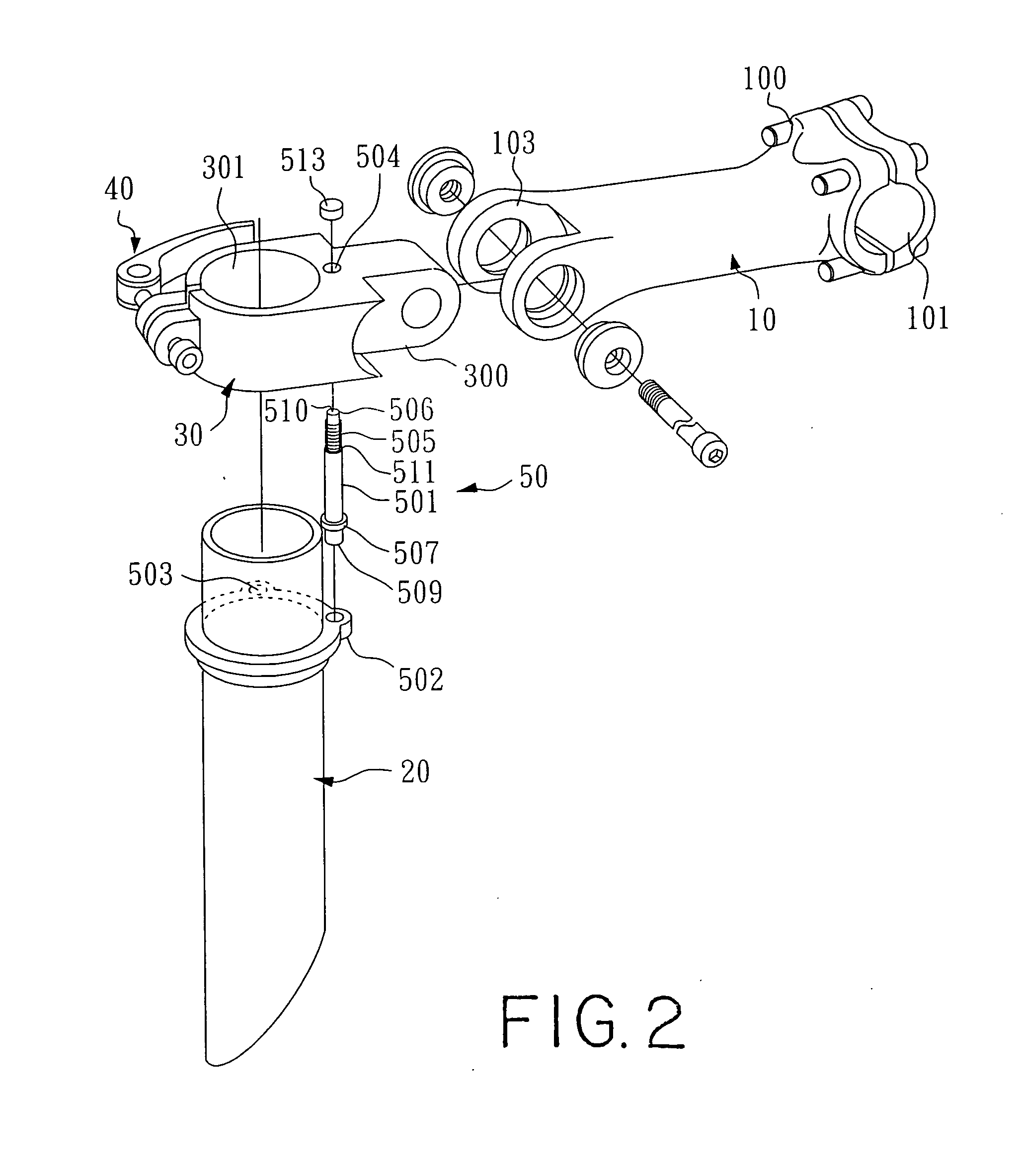Bicycle stem having a positioning mechanism for re-positioning a handle