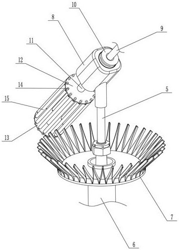 Mixing device for fruit wine brewing