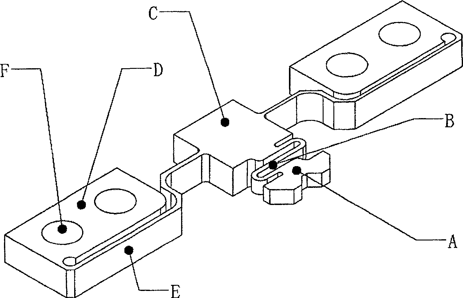 Micro flexible positioning locking mechanism
