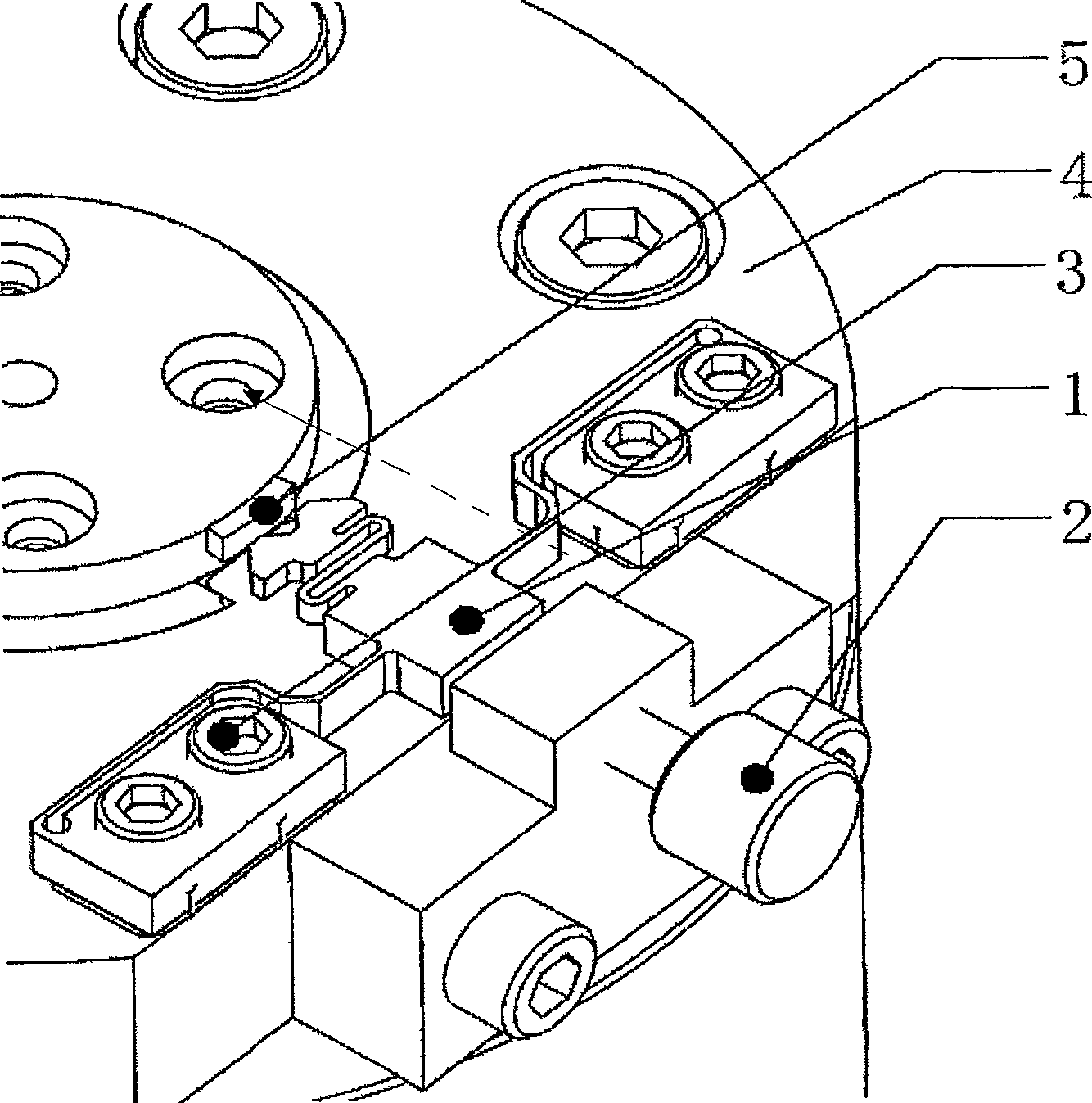 Micro flexible positioning locking mechanism