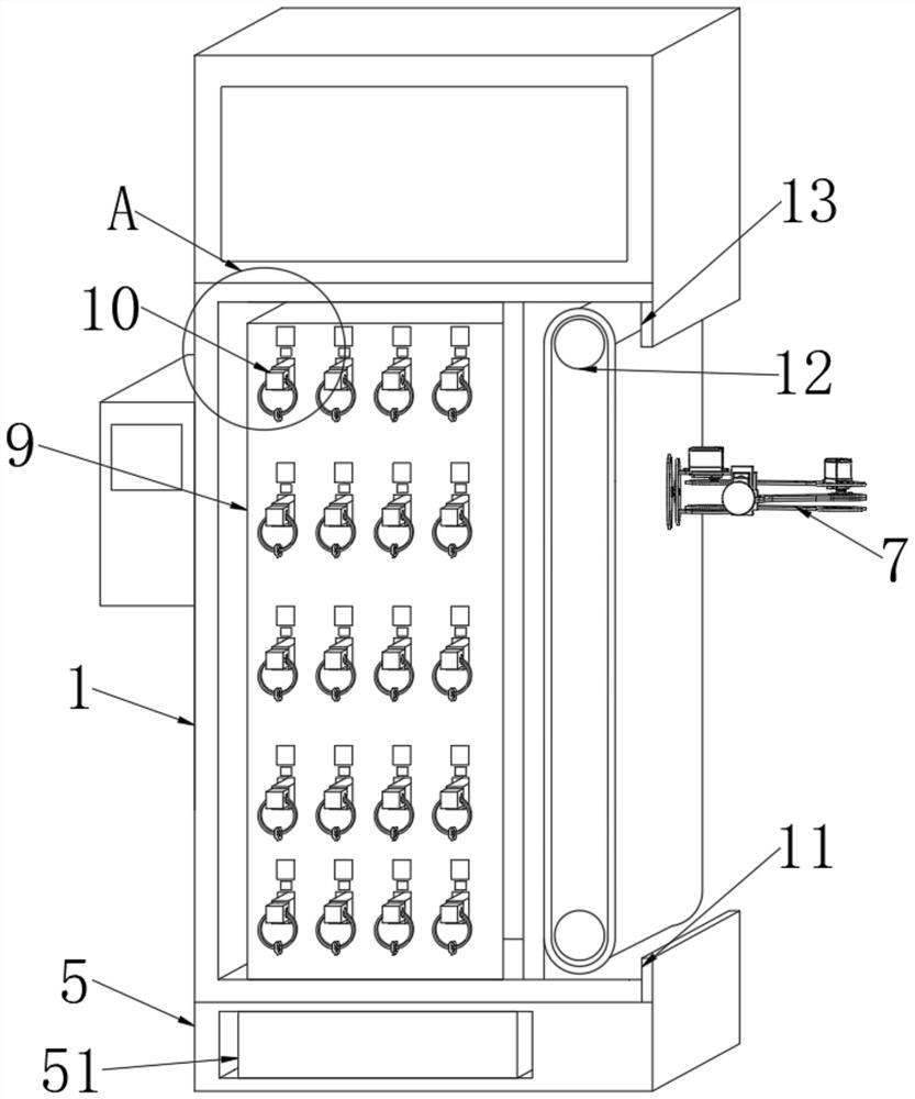 Novel intelligent key management equipment based on face recognition