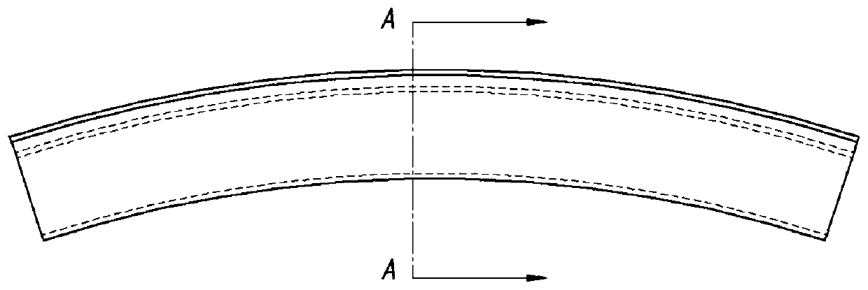 A mold and method for forming a concave inner ring seal sleeve