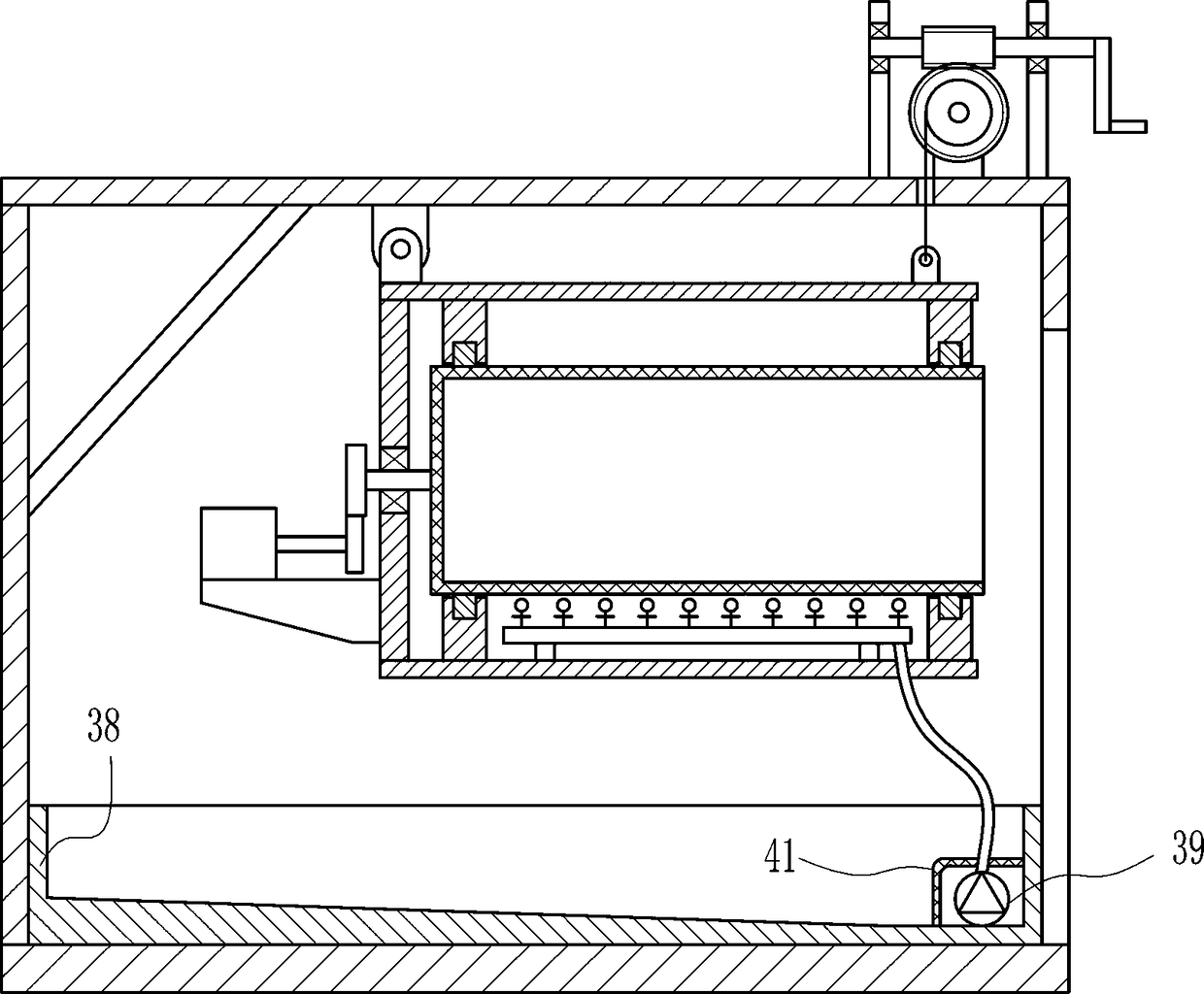 Edible-pupa cleaning equipment