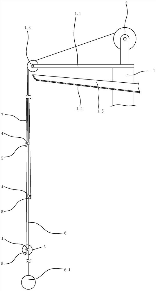 Automatic squid jigging machine device based on pressure information feedback