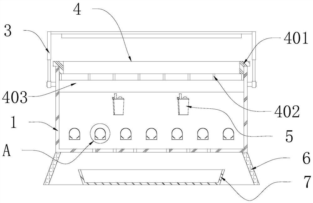 Planting box for placing earthworms