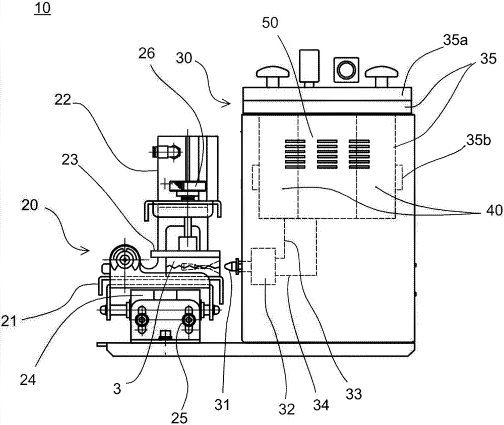 Wax injection molding device and casting method for article using wax injection molding device