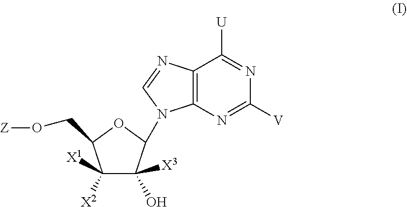 Substituted Purine Nucleosides, Phosphoramidate and Phosphordiamidate Derivatives for Treatment if Viral Infections