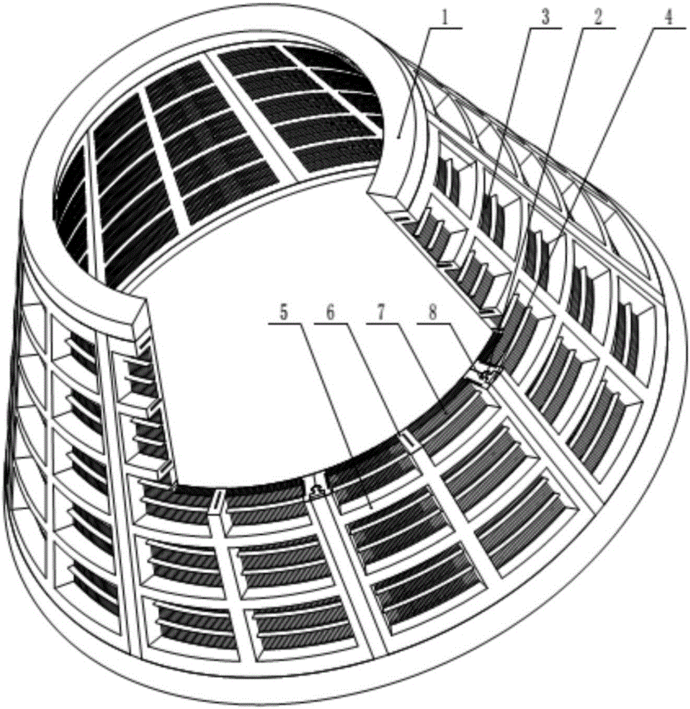 Polyurethane sieve basket and forming method thereof