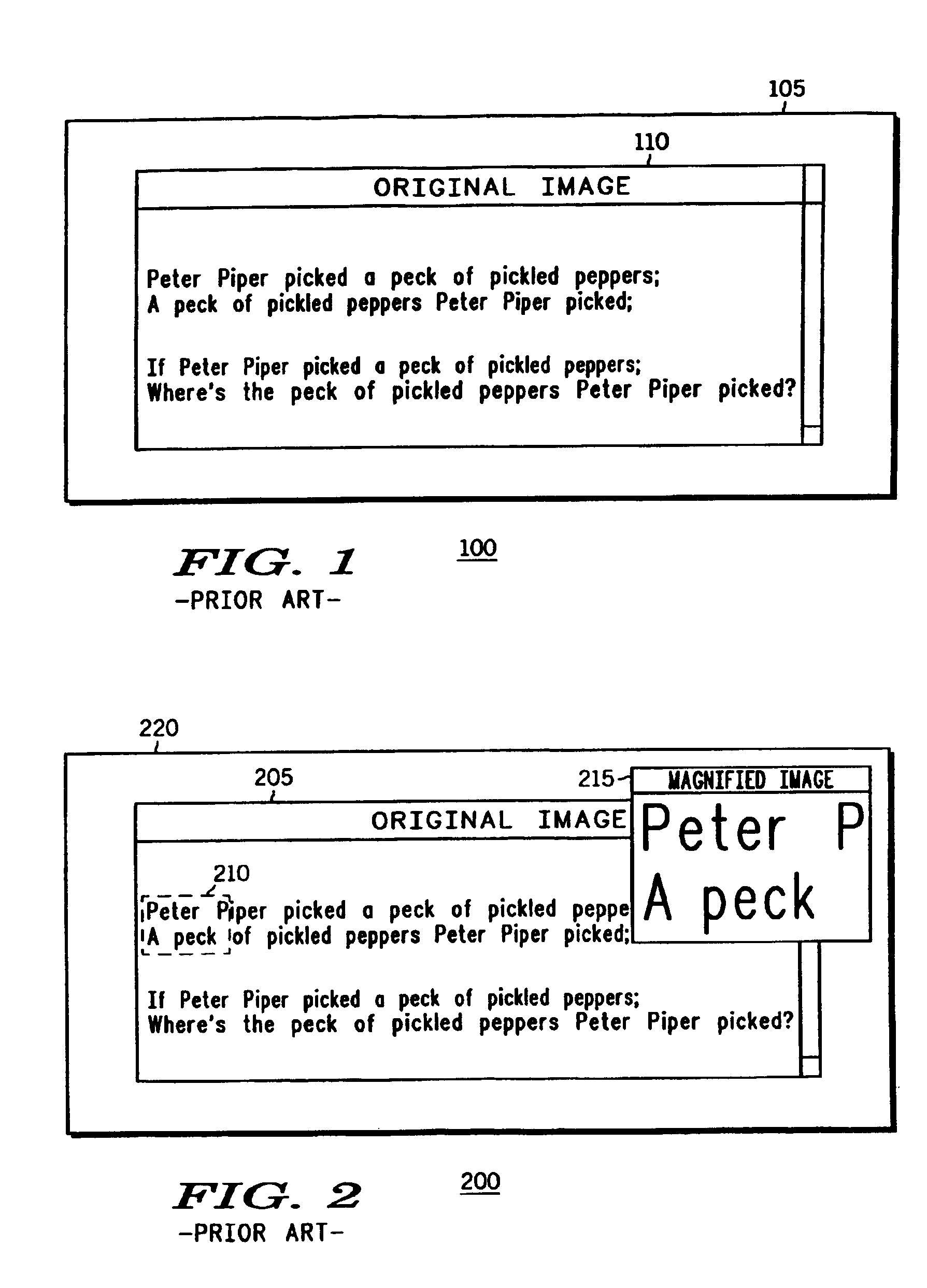 Method and apparatus for preserving, enlarging and supplementing image content displayed in a graphical user interface