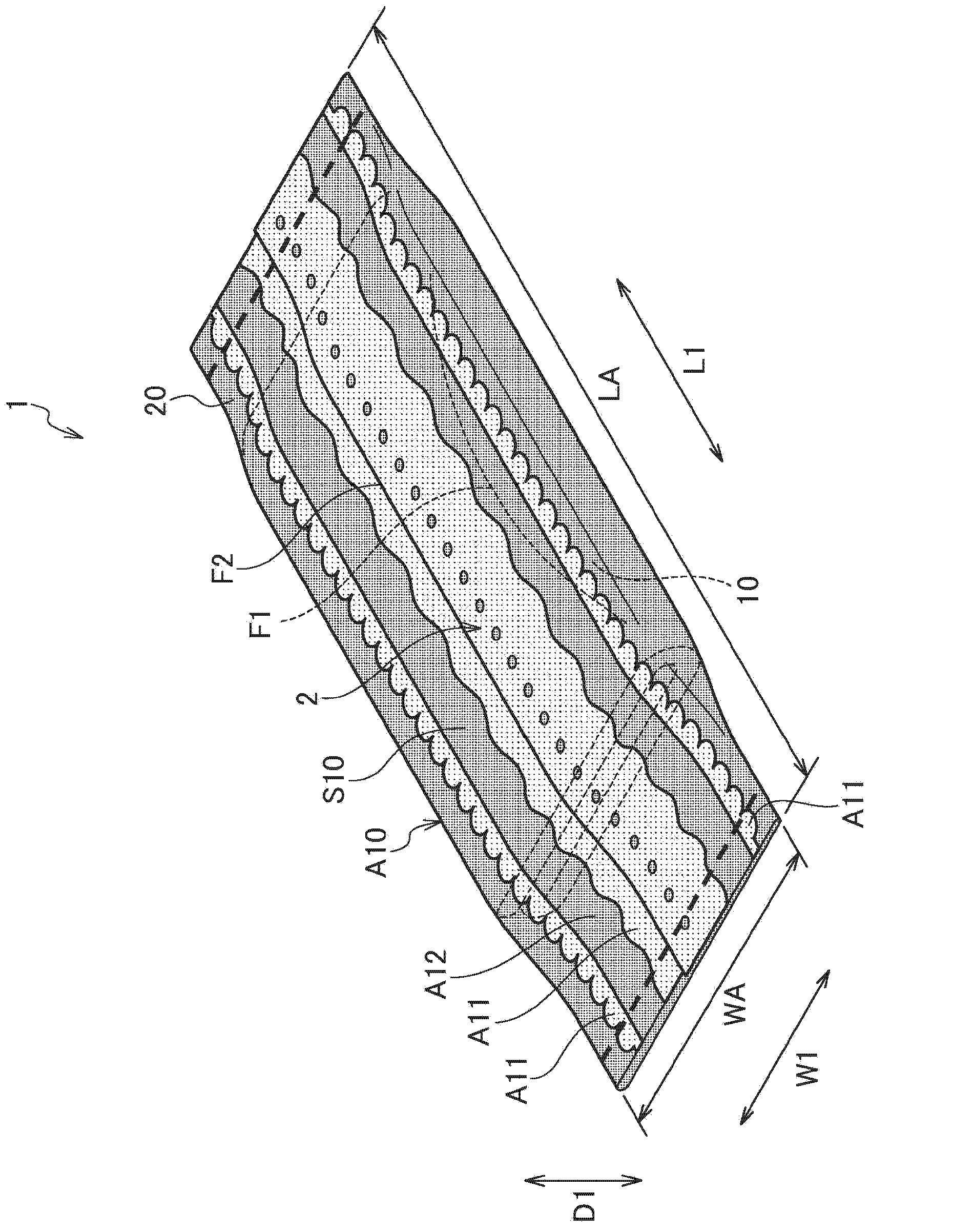 Container for absorptive articles