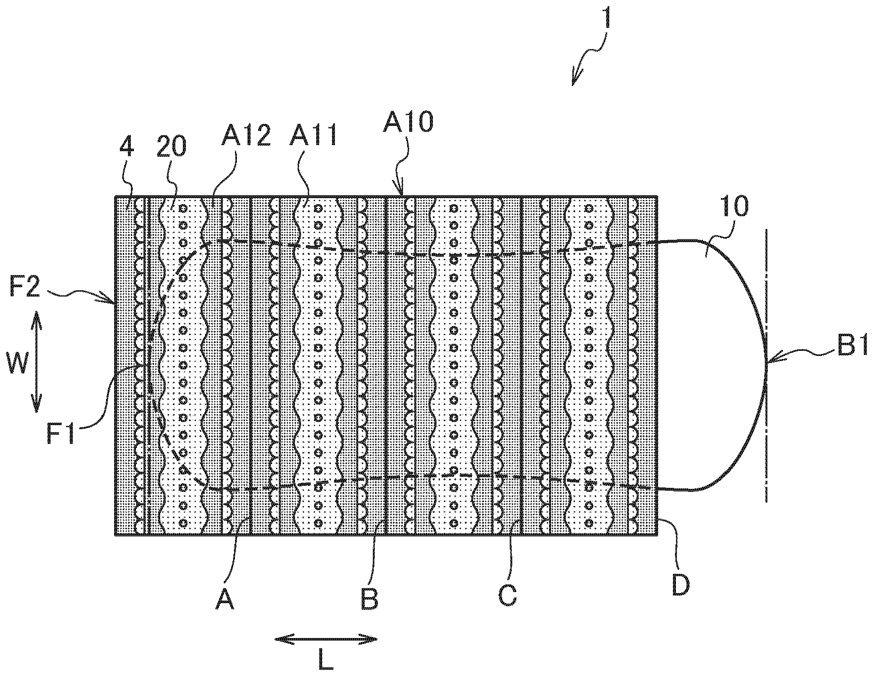 Container for absorptive articles