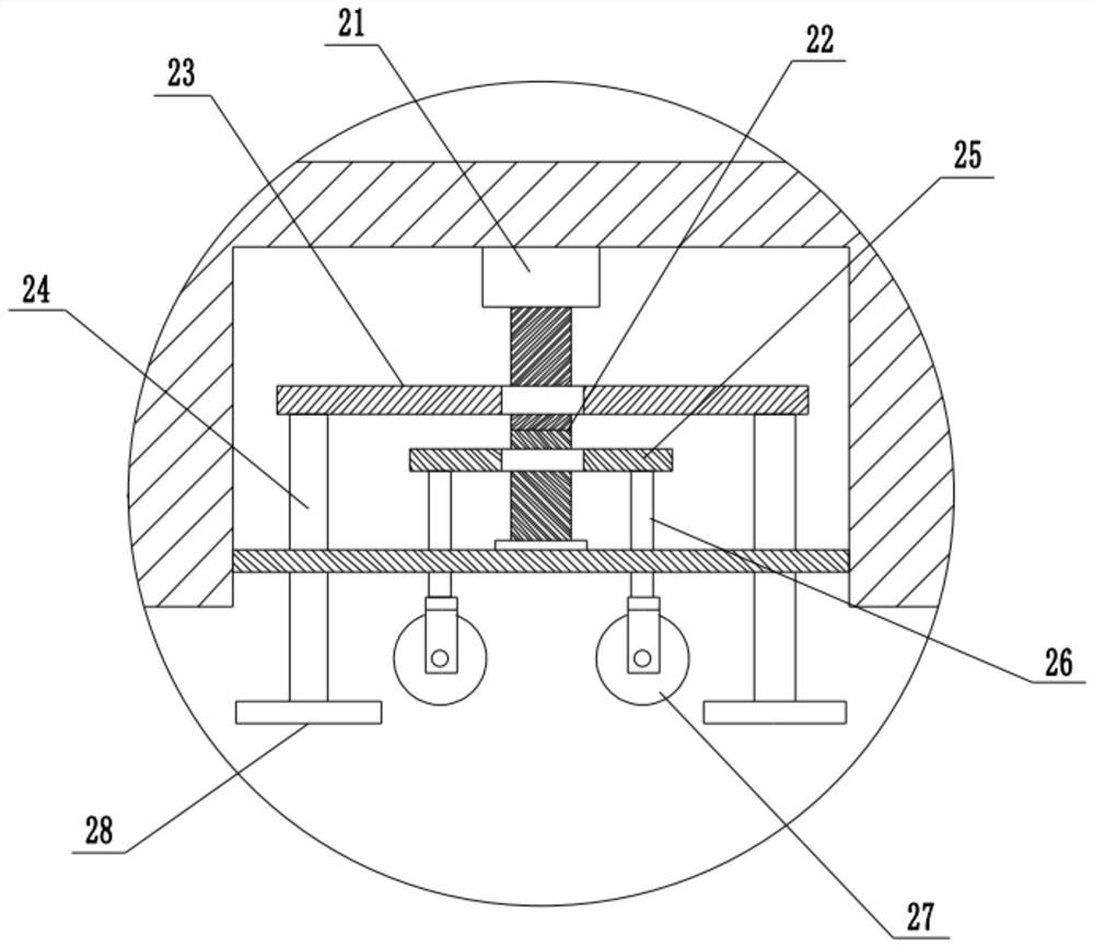 Material tank transfer device for cosmetic production workshop