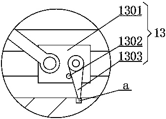 Feed processing residue treatment device
