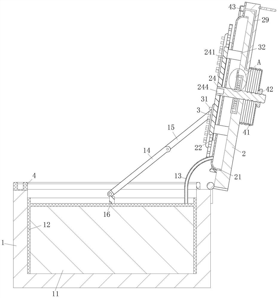 High-precision instrument storage box for physics teaching experiment