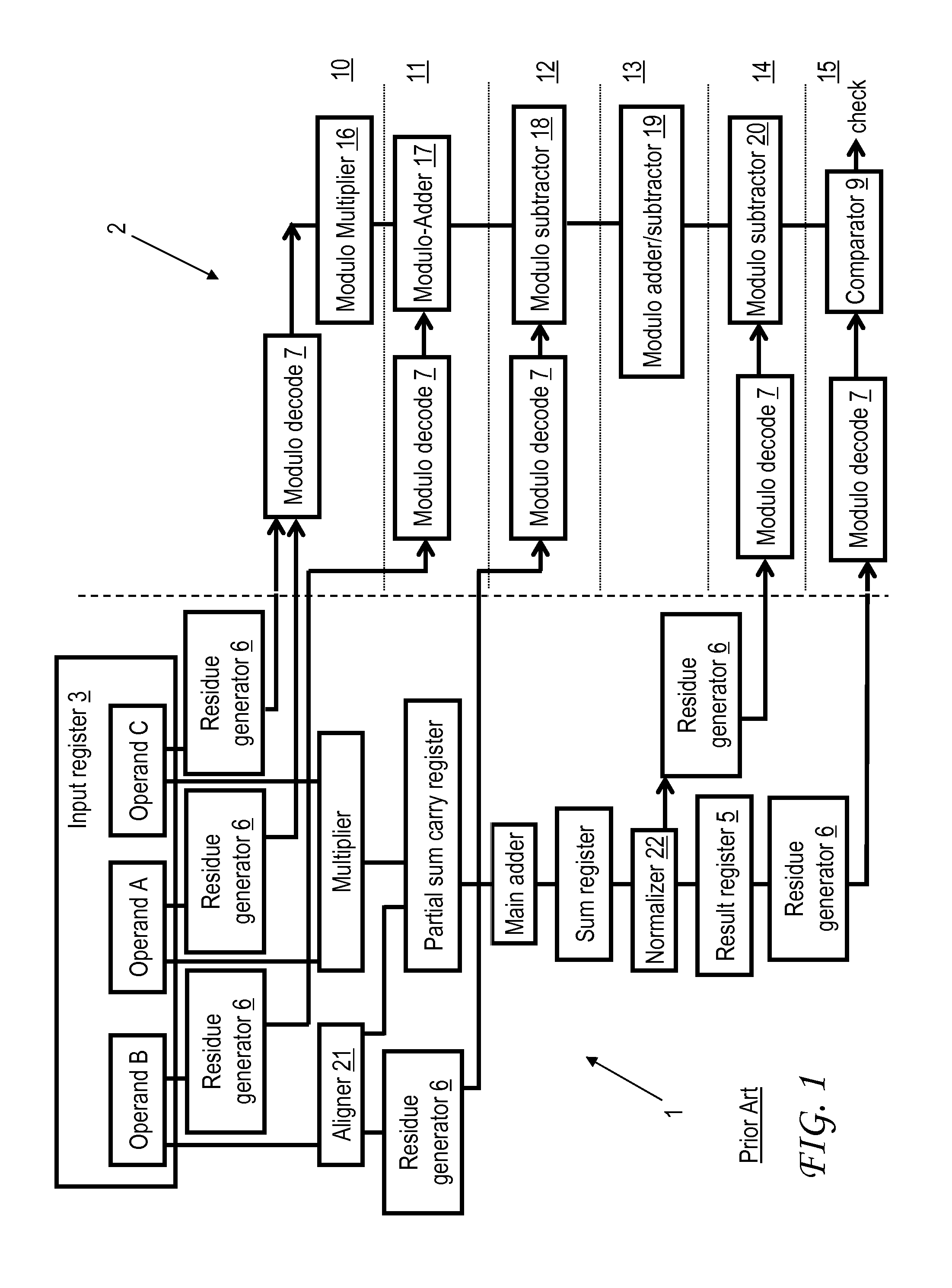 Residue-based error detection for a processor execution unit that supports vector operations