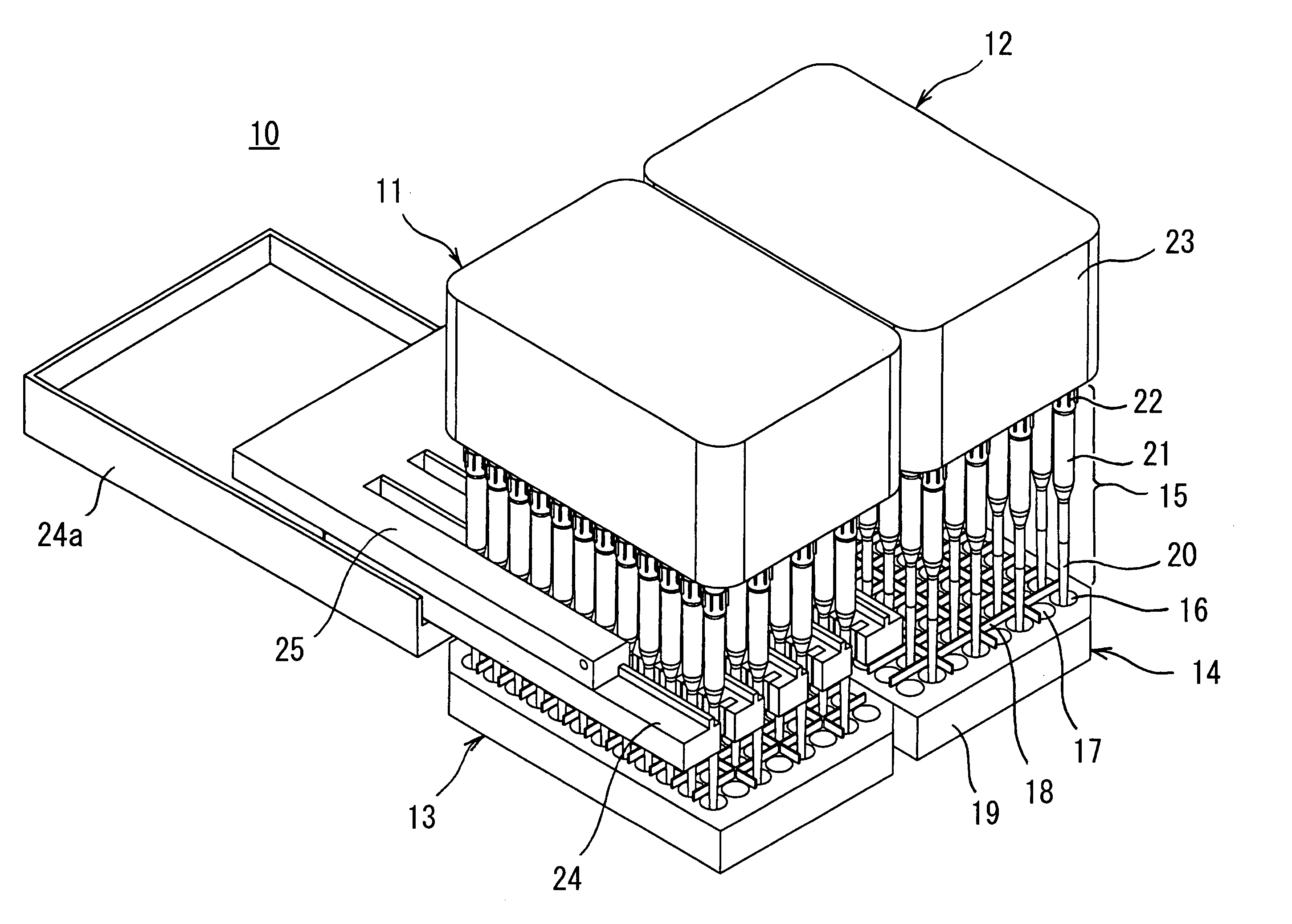 Micro plate treating device and micro plate treating method